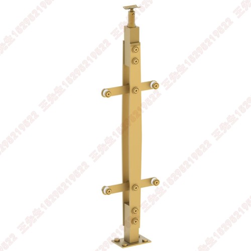 Stainless Steel Titanium Plated Post 4001