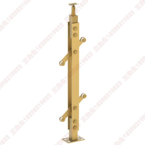 Stainless Steel Titanium Plated Post 4003